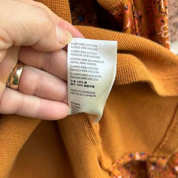 Anthropologie rust Annette Top - Picture 8 of 9